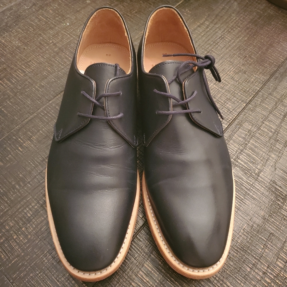 Mr B's navy blue lace dress shoe